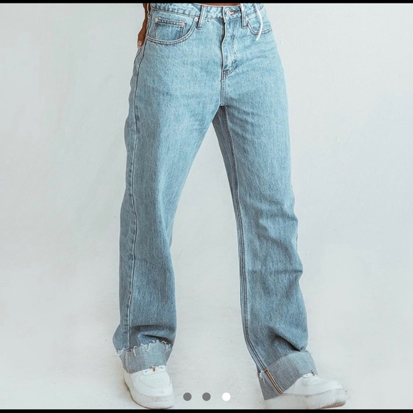 Princess polly Ollie straight leg jeans - Picture 3 of 3